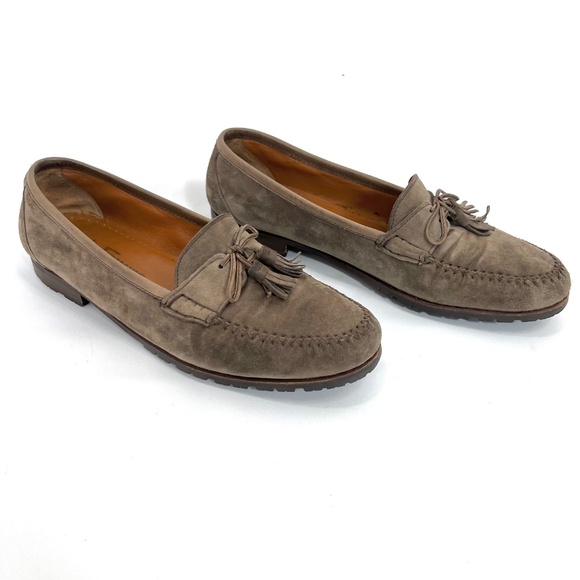 Salvatore Ferragamo BEAUTIFUL shoes Dark Brown with tassel & lace tie. Sz 9.5 Salvatore Ferragamo Women main image 4